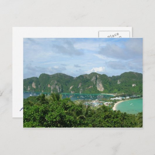 Carte Postale Point de vue Phi Phi Island (Devant / Derrière)