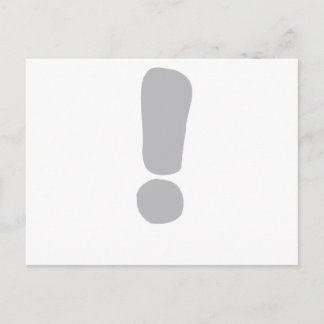 Carte Postale Point d'exclamation !