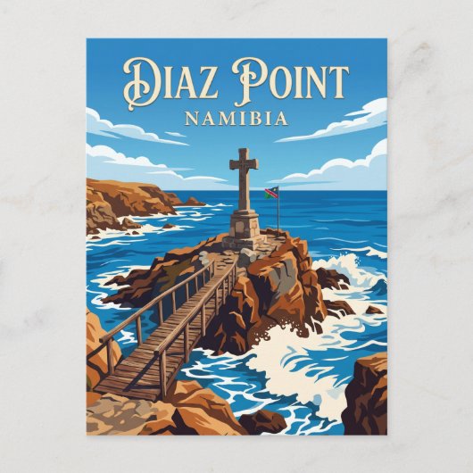 Carte Postale Point Diaz Namibie (Devant)
