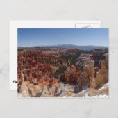Carte Postale Point d'inspiration à Bryce Canyon II (Devant / Derrière)