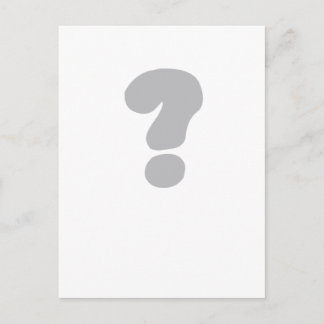 Carte Postale point d'interrogation ?
