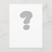 Carte Postale point d'interrogation ? (Devant)