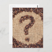 Carte Postale Point d'interrogation (Devant / Derrière)