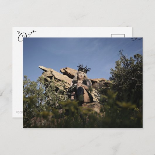 Carte postale "Point d'observation" amplifiée (Devant / Derrière)