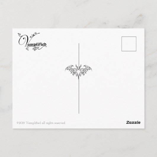 Carte postale "Point d'observation" amplifiée (Dos)