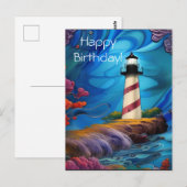 Carte Postale Point du phare Anniversaire  (Devant / Derrière)