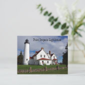 Carte postale Point Iroquois Lighthouse (Debout devant)