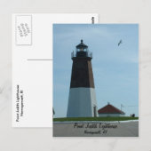 Carte postale Point Judith Lighthouse (Devant / Derrière)