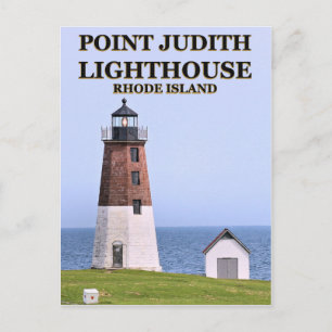 Carte Postale Point Judith Lighthouse, Rhode Island Postcard