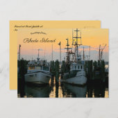 Carte Postale Point Judith Narragansett Bay Rhode Island (Devant / Derrière)