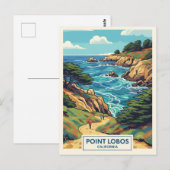 Carte Postale Point Lobos California Travel (Devant / Derrière)