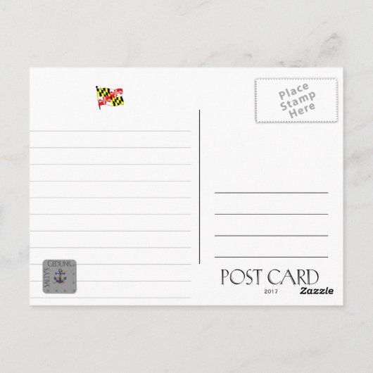 Carte Postale Point Lookout Light - Maryland (Dos)