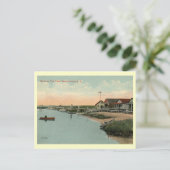 Carte Postale Point Lookout, Long Island, NY Vintage (Debout devant)