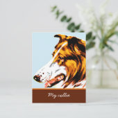 Carte Postale Point moderne : cône rugueuse à focale molle (Debout devant)