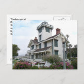 Carte Postale Point Postcard Fermin Phare San Pedro CA Park (Devant / Derrière)