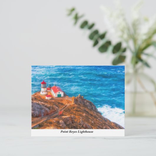 Carte postale Point Reyes Lighthouse (Debout devant)