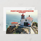 Carte Postale Point Reyes Lighthouse, California Postcard (Devant / Derrière)