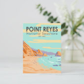 Carte Postale Point Reyes National Seashore Vintage (Debout devant)