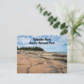 Carte Postale Point scolaire dans le parc national de l'Acadie d (Debout devant)