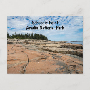 Carte Postale Point scolaire dans le parc national de l'Acadie d