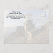 Carte Postale Point Sur Lighthouse State Historic Park, CA (Dos)