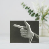 Carte Postale Pointage d'homme (Debout devant)