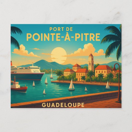 Carte Postale Pointe-à-Pitre Guadeloupe  (Devant)