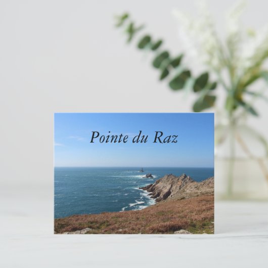 Carte Postale Pointe du Raz à Plogoff (Debout devant)