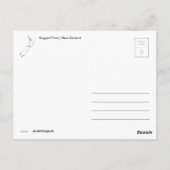 Carte Postale Pointe Nugget (Neuseeland) Postkarte (Dos)