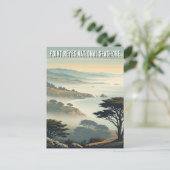 Carte Postale Pointe Reyes National Seashore Mist (Debout devant)