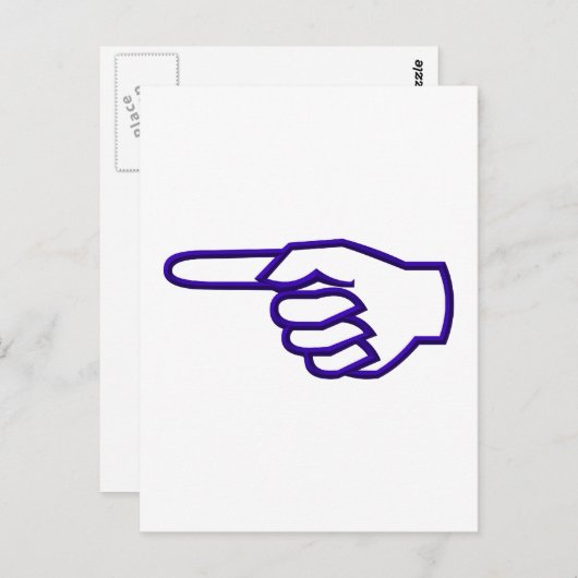 Carte Postale Pointeur (Devant / Derrière)