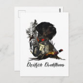 Carte Postale Pointeur À poils durs allemand (Devant / Derrière)