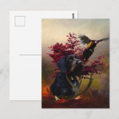 Carte Postale Pointeur À poils durs allemand (Devant / Derrière)