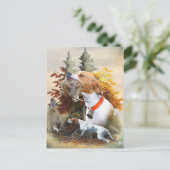 Carte Postale Pointeur anglais (Debout devant)