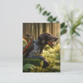 Carte Postale Pointeurs allemands à poils courts (Debout devant)