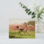 Carte Postale Pointeurs dans un paysage, 19ème siècle (Debout devant)