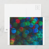 Carte Postale Points colorés (Devant / Derrière)