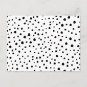 Carte Postale Points dalmatiens, Points dalmatiens, Noir et Blan (Devant)