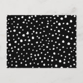 Carte Postale Points dalmatiens, Zones dalmatiennes, Noir et Bla (Devant)