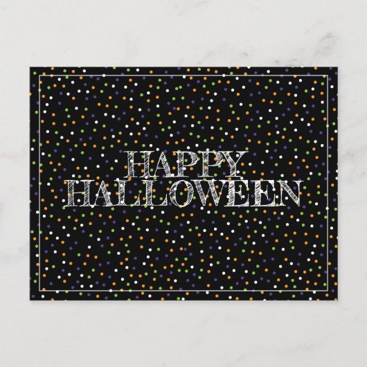 Carte Postale Points de Halloween (Devant)
