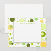 Carte Postale Points de printemps (Devant / Derrière)