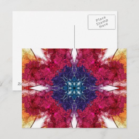 Carte Postale Points de symétrie (Devant / Derrière)