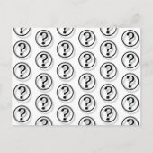 Carte Postale Points d'interrogation (Devant)