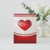 Carte Postale Points et Coeurs (Debout devant)