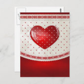 Carte Postale Points et Coeurs (Devant / Derrière)