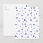 Carte Postale points faits main (Devant / Derrière)