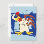 Carte Postale Points Foghorn à la tête (Devant / Derrière)