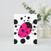Carte Postale Points Ladybug (Debout devant)