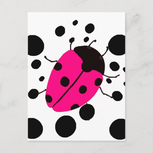 Carte Postale Points Ladybug (Devant)