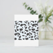 Carte Postale Points mignons Points Motif de peau de chien dalma (Debout devant)